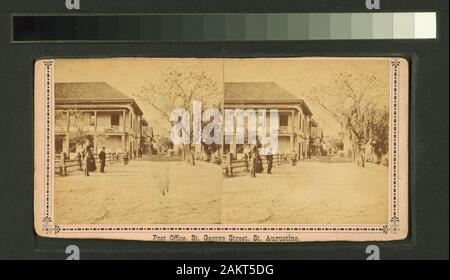 Bureau de poste, St George St, St Augustine, Floride, bureau de poste, la rue George St., Saint Augustine, Floride ; bureau de poste, la rue George St., Saint Augustine, Floride Banque D'Images