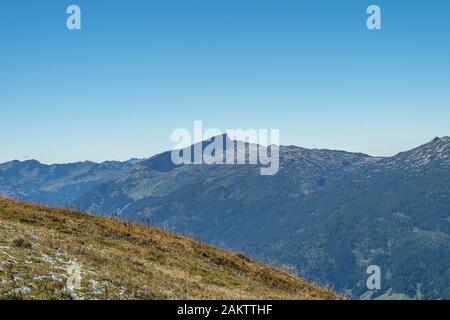 Superbe vue rapprochée de Schlapold-Head à Hoher Ifen dans la vallée de Kleinwalser / Bavière Banque D'Images