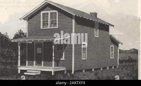 Gordon-Van maisons dents . ForPrices SeeFirstPage, rez-de-chaussée Deuxième étage. Gîte n° 206 Coupe prêt pour l'homme qui veut un confortable cottage en deux, au niveau le plus bas les deux chambres sont grandes et les deux ont de grands placards. Ils sont bien coût possible, nous avons fourni à la Chambre. Les chambres sont plus grandes que celles qu'il est éclairé et des chambres agréables. Les dimensions extérieures de cette maison arepossible à fournir dans un cottage d'un étage, et pourtant, le coût est presque aussi faible. 16x36. Les plafonds, 8 pieds, 2 pouces de haut dans les deux histoires. Les spécifications des bâtiments ci-dessus à la page 111. Écrire à un prix spécial sur les lots de 5 Banque D'Images