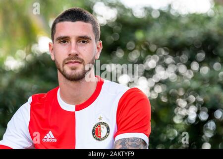 MARBELLA, 10-01-2020, football, , de l'Eredivisie néerlandaise, saison 2019-2020, Feyenoord player Marcos Senesi, Feyenoord appuyez sur instant Marbella Banque D'Images