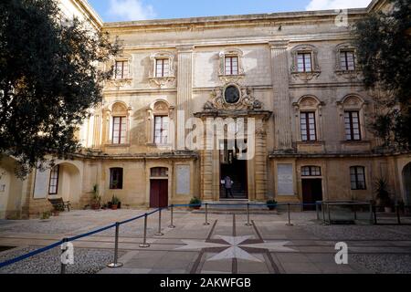 Naturhistorisches Nationalmuseum Mdina, Malte Banque D'Images