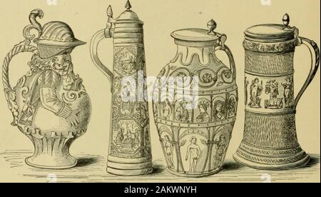 Les chefs d'oeuvre de l'exposition internationale de 1876 .. . Ght. Nous n'avons pas besoin de me demander, à en juger par ce seul exemple, la raison pour laquelle il est très thatso quelques morceaux de l'ancienne et médiévale- or et argent-travail peut befound maintenant. Après Cellini est allé en France et a été fréquenté par Francis I;pourtant, s'il y a de nombreuses œuvres exécutées splendide, une seule peut être déterminé - un sel d'or-cave, conservé dans le musée à l'ienne. 318 L'EXPOSITION INTERNATIONALE, 1876. Cellini, mais non le seul orfèvre de son temps, était sans doute plus célèbre. Le nombre de pièces attribuées à la main ar Banque D'Images