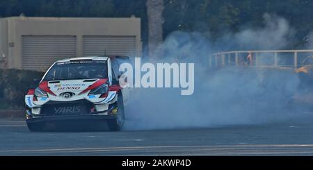 Chiba, Japon. 10 janvier, 2020. Sébastien Ogier pilote et Julien Ingrassia effectuer la démonstration sur la Yaris WRC lors de la Tokyo Auto Salon 2020 dans Chiba-Prefecture, le Japon le vendredi 10 janvier 2019. Environ 438 constructeurs automobiles et fabricants de pièces d'auto appel leurs derniers produits à trois jours de voitures personnalisées et les voitures de course exposition à cet événement. Photo par Keizo Mori/UPI UPI : Crédit/Alamy Live News Banque D'Images