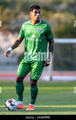 COIN, 10-01-2020, football, , de l'Eredivisie néerlandaise, saison 2019-2020, PEC Zwolle player Darryl Lachman, pendant le match PEC Zwolle - Standard de Liège, Banque D'Images