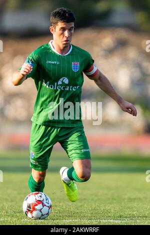 COIN, 10-01-2020, football, , de l'Eredivisie néerlandaise, saison 2019-2020, PEC Zwolle player Pelle Clement, pendant le match PEC Zwolle - Standard de Liège, Banque D'Images