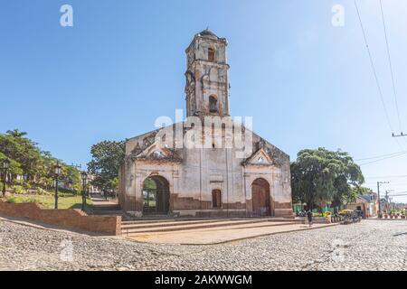 Iglesia de Santa Ana, trinidad, Cuba, caraïbes. Banque D'Images