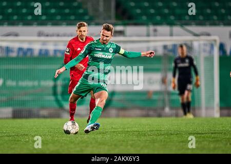 Fürth, Allemagne. 10 janvier, 2020. Jeu d'essai-mer : Greuther Fürth vs FC Bayern Amateure de Fürth, Allemagne. Seguin # 33. Peter Kotzur/Alamy Live News Banque D'Images