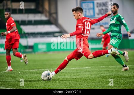 Fürth, Allemagne. 10 janvier, 2020. Jeu d'essai-mer : Greuther Fürth vs FC Bayern Amateure de Fürth, Allemagne. Welzmüller. Peter Kotzur/Alamy Live News Banque D'Images