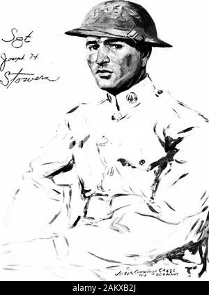 Tous les soldats ; portraits et croquis des hommes de l'AEF. . IlJX- JAMES W. STOWERS, Sergent, compagnie de mitrailleurs, 167e Division d'infanterie, 42e.Le Colonel Wm. P. Vis, commandant le 167e en-fantry, a écrit de sergent Stowers comme suit:il a été avec l'Organisation dans toutes ses batailles et cam-paigns et a fait un excellent, cou-stique soldat, et a démontré la capacité marquée comme aleader sur toutes les occasions, aussi bien sur et hors du champ de bataille, et sa conduite et de conduite ont été, et d'inspiration pour amodel, pour les hommes de cette com-met.-Janvier 2, 1918. Il a été cité pour se lancer dans l'open Banque D'Images