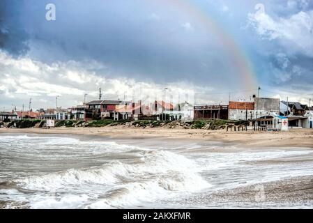 Paysage en Argentine plages de Santa Clara del Mar Banque D'Images