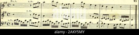 Primizie di Canto fermo . L.3.T. Ex.3. 2. Case IH.. raes * Cest sur les trois sujets de lexemple ci-cont.re quête etablile lOctave Canon perpetuel un ci-dessous . Quiconque voudlessajer.pourra pratiquer de celte façon, tous les autrContrepoints de celte espèce.eny ajoutant seulement quelques notes pour faire la connection . il nimporte par quelsujet le Canon commencer . e- 2.e.  ! - Th. 4. J.th. SS m 2.e.  ?P ^^^^ P Banque D'Images