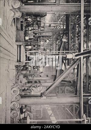 Histoire de la fabrication de plaques de blindage pour la marine des États-Unis . Lt 08 D'HISTOIRE DE LA FABRICATION DE PLAQUES DE BLINDAGE POUR LA MARINE des États-Unis. Compilé par l'American Iron and Steel Association. 1899. Banque D'Images