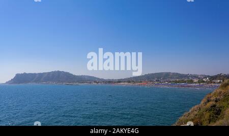 Plage de Misène, Baia, Champs Phlégréens, Golfe de Naples, Campanie, Italie Banque D'Images