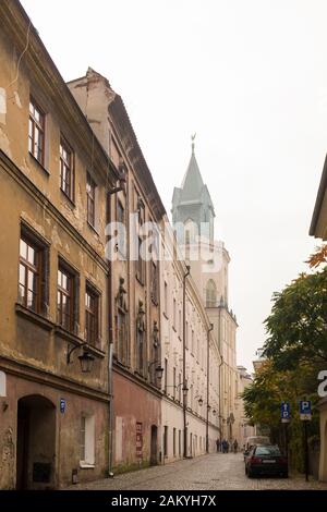 Vieille ville de Lublin, Pologne Banque D'Images