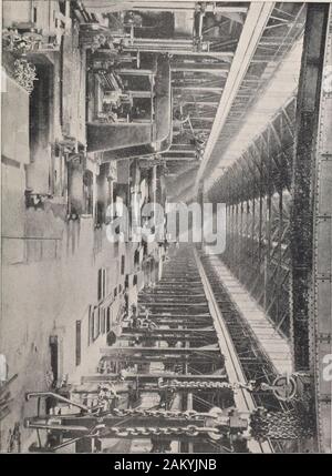 Histoire de la fabrication de plaques de blindage pour l'United States Navy . sous le même prix conditions stipulées dans les contrats d'armure pour theAlabama, l'Illinois et du Wisconsin, qui précisait l'har-veyized la qualité, à un prix de 400 $ par tonne. De la pièce a rejeté l'offre, mais l'objet de contrats, mais forHarveyized armor à |400 par tonne pour l'monitorsFlorida, Texas, Wyoming, et de l'Arkansas, cette qualité de armor étant considérée comme suffisamment bon pour le port de bord lowfree-navires de défense. Depuis le Congrès a ainsi interrompu la guerre américaine references societe le selli Banque D'Images