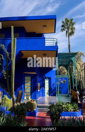 Jardin Majorelle, Marrakech Banque D'Images