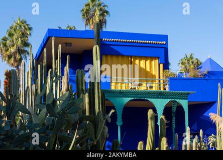 Jardin Majorelle, Marrakech,Maroc Banque D'Images