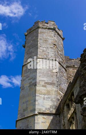 Les anciennes ruines du 13e siècle à l'abbaye de Tudor, Titchfield dans Fareham Hampshire dans la nouvelle forêt dans le sud de l'Angleterre Banque D'Images