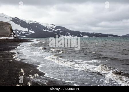 Port Foster, Île De La Tromperie, Îles Shetland Du Sud, Antarctique Banque D'Images