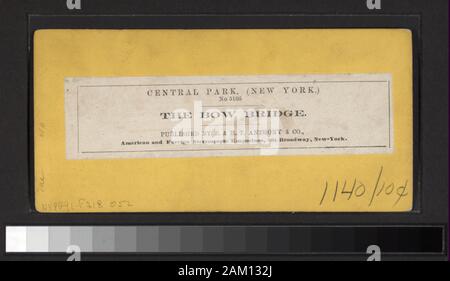 Le pont bow classés sans égard à titre de la série. Comprend dix points de vue colorés à la main. Comprend les points de vue des diverses séries : paysages américains, Central Park, New York), cuisine américaine, vue sur Central Park, New York), Anthony's des vues stéréoscopiques, Central Park, Central Park vue. Robert Dennis Collection de vues stéréoscopiques. Certains points de vue ont un timbre apposé. Titre conçu par cataloger. Elles sont numérotées 2 (6217), 4, 5, 8-10, 18, 28, 251, 560, 562, 563, 567, 1110, 1165-1167, 1883, 3709, 3710, 3713, 3718, 3719, 3723-3725, 4114, 4754, 4759, 4784, 4788, 4791, 4792, 4803, 4804, 5097, 5105, 5348, 53 Banque D'Images