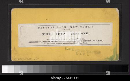 Le pont bow classés sans égard à titre de la série. Comprend dix points de vue colorés à la main. Comprend les points de vue des diverses séries : paysages américains, Central Park, New York), cuisine américaine, vue sur Central Park, New York), Anthony's des vues stéréoscopiques, Central Park, Central Park vue. Robert Dennis Collection de vues stéréoscopiques. Certains points de vue ont un timbre apposé. Titre conçu par cataloger. Elles sont numérotées 2 (6217), 4, 5, 8-10, 18, 28, 251, 560, 562, 563, 567, 1110, 1165-1167, 1883, 3709, 3710, 3713, 3718, 3719, 3723-3725, 4114, 4754, 4759, 4784, 4788, 4791, 4792, 4803, 4804, 5097, 5105, 5348, 53 Banque D'Images