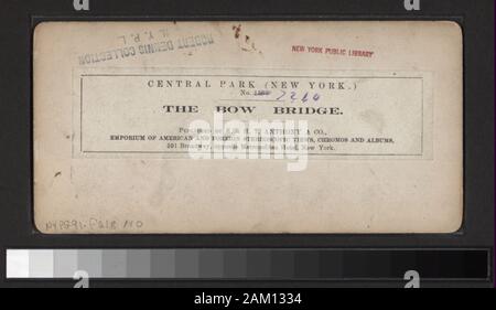 Le pont bow classés sans égard à titre de la série. Comprend dix points de vue colorés à la main. Comprend les points de vue des diverses séries : paysages américains, Central Park, New York), cuisine américaine, vue sur Central Park, New York), Anthony's des vues stéréoscopiques, Central Park, Central Park vue. Robert Dennis Collection de vues stéréoscopiques. Certains points de vue ont un timbre apposé. Titre conçu par cataloger. Elles sont numérotées 2 (6217), 4, 5, 8-10, 18, 28, 251, 560, 562, 563, 567, 1110, 1165-1167, 1883, 3709, 3710, 3713, 3718, 3719, 3723-3725, 4114, 4754, 4759, 4784, 4788, 4791, 4792, 4803, 4804, 5097, 5105, 5348, 53 Banque D'Images