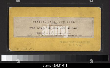 Le lac et le pont bow classés sans égard à titre de la série. Comprend dix points de vue colorés à la main. Comprend les points de vue des diverses séries : paysages américains, Central Park, New York), cuisine américaine, vue sur Central Park, New York), Anthony's des vues stéréoscopiques, Central Park, Central Park vue. Robert Dennis Collection de vues stéréoscopiques. Certains points de vue ont un timbre apposé. Titre conçu par cataloger. Elles sont numérotées 2 (6217), 4, 5, 8-10, 18, 28, 251, 560, 562, 563, 567, 1110, 1165-1167, 1883, 3709, 3710, 3713, 3718, 3719, 3723-3725, 4114, 4754, 4759, 4784, 4788, 4791, 4792, 4803, 4804, 5097, 5 Banque D'Images