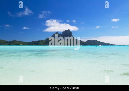 Bora Bora, îles de la société, Polynésie Française Banque D'Images