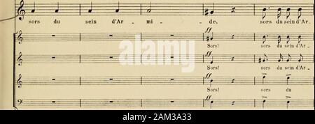 Armide, tragedie lyrique, actes 5 . /// F- 161 n u e •^ ; r (xc (tctournanf ) " je) rj y ? = ? S 3T± moi, je re   nouce à ton bC - cours hor ble ! Les eb., non du soin d/ Banque D'Images