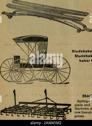 Le Sud le semoir . Les usines d'alimentation en 5 tailles, de 2 à 30 aucun pouvoir. Scies à bois pour bois longs ou courts.Bois ou Ossature en acier. niLLWAUKEE CORNMUSKER andFODDER. déchiqueteur. Avec ventilateur ou transporteur. Man-ufactured Largemachines en quatre tailles : pour threshermeu farmersown small machines pour l'utilisation. SPRINO SENSÉE SOUTENIR STUDEBAKER.S pour toutes les tailles de wagons. Studebaker Buggies, tous styles,chariots Studebaker, élèves-baker charrettes, StudebakerRunabouts. Levier en acier herses. Herses à dents à ressort, de toutes les tailles,et et avec l'aide d'un levier ; SmoothingHarrows, et n'importe quoi dans l'har-ligne ligne toujours en main à bottomprice Banque D'Images