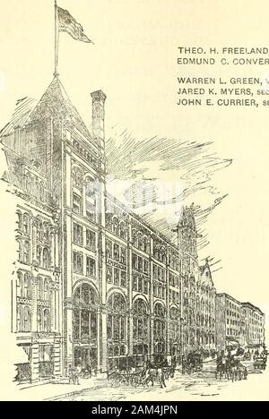 La chronique de commercial et financier . HAYES & FILS., banquiers, State Street, Corner Devonshire Street, de la Chambre de Commerce Building, BOSTON. CLEVELAND, O. E. D. SHEPARD & CO., banquiers 31 NASSAU ST., NOUVEAU YORKCOR. MILK & DEVONSHIRE STS., LES OBLIGATIONS D'INVESTISSEMENT DE BOSTON T.A MCINTYRE & COMPANY, LES MEMBRES DE LA NEW YORK Stock Exchange, 71 : - BROADWAY - NEW YORK. Des obligations américaines. Les titres de placement. STOCKS GARANTIS.. THEO. C. H. FREELAND, PRESIDENTEDMUND BOARDWARREN CONVERSE PRÉSIDENT DE LA L. Green, vice-PRESIDENTJARED K. MYERS, deuxième vice-PRESIDENTJOHN E. CURRIER, SECRÉTAIRE ET TREASU Banque D'Images