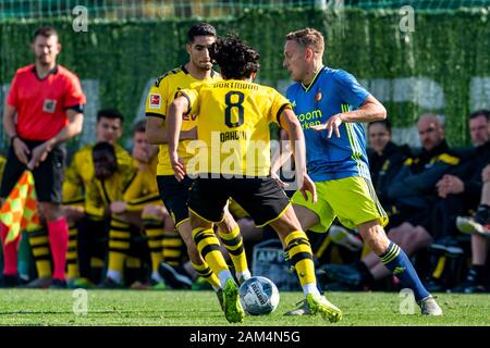 Marbella, Espagne. Jan 11, 2020 football, l'Eredivisie néerlandaise., saison 2019-2020, durant le match amical - Borussia Dortmund Feyenoord, Crédit : Pro Shots/Alamy Live News Banque D'Images