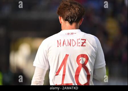 Cagliari, Italie. 11Th Jan, 2020. nahitan nandez de Cagliari Calcio lors de Cagliari vs AC Milan - Serie A soccer italien Championnat Hommes - Crédit : LPS/Luigi Canu/Alamy Live News Banque D'Images