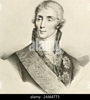 Les vicissitudes d'une dame de 1735-1821 . En long,en 1809, en chassant le genre de mauvais sort qui seemedto pèsent sur Narbonne. Ces faits étant déclaré, personne ne pourra accuser Ithink Berthier d'avoir secretlyinfluenced Napoléon contre le Comte. Nous avons stillto face à Talleyrand. Dans leur jeunesse. Abbé de Périgord, le comte de Choiseul-Gouflier et le Chevalier de Narbonne, ont été threeinseparable^. compagnons Lorsque Narbonne s'est marié,le comte et l'Abbé, qui a signé le contrat, werethe-seuls témoins qui n'appartiennent pas à l'une ou l'autre des deux familles. Doit-on rappeler le reade Banque D'Images