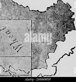 Champs, usines et ateliers ; ou, de l'industrie combinée avec l'agriculture et du travail du cerveau avec le travail manuel ; .  : = : 1^ C..J Fig. 2.-Proportion oi la surface cultivée qui est donné à cerealsaltogether, et de blé, en Belgique. Le carré qui enclosesthe la place du blé représente la zone compte à la fois du blé et seigle de blé avec amixture. porté de la nourriture. Le sol de la Belgique avec des fournitures alimentaires cultivés sur pas moins de 490 habitants par kilomètre carré, S8 Champs, usines et ateliers. Et il y a encore quelque chose de pas moins de l'exportation ;£^ 1 000 000 de dollars de produits agricoles exportés Banque D'Images