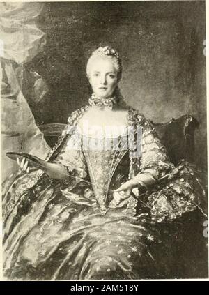Les vicissitudes d'une dame de 1735-1821 . e deux âgés de Mesdames de France, qui pour l'honneur et l'intégrité de notre nom nous arebound à sauvegarder . . Les troupes ont fugué,appelant salvo chi puole ! Dix jours plus tard, elle addsin ^ son jargon particulier : le peuple, dans une furie, havecome en foule sous les balcons d'abattre un homme whomthey dire c'est un Jacobin . . Ceux qui ont été tués étaient des émigrés d'onu-la chance . . Le massacre des emigreshaving ont continué, la population est devenue tumultueuse. . ^ est venu le peuple en fureur une foule un homme sous lesbalcons Tyrer, quils disaient ... Jacobine les aut Banque D'Images