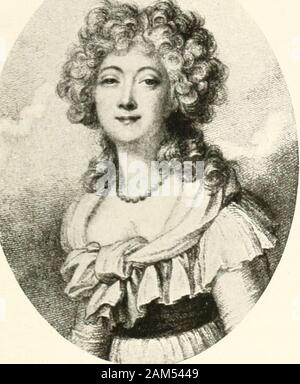 Les vicissitudes d'une dame de 1735-1821 . Le 31 décembre 1771, Merci besoughtMarie Antoinette de ne pas être dur sur Madame du Barry.Avec un peu de difficulté qu'elle a été faite à promettre. Sur le jour, le favori est apparu, accompagné par Madame aîné dAiguillon, et Madame de Mirepoix.La première Dauphiness s'est adressé à la Duchesse dAiguillon,et puis, comme elle passait devant de Madame du Barry, lui dit ; il y a une grande entreprise à-jour atVersailles. Elle se tourne ensuite à la fois à Madame deMirepoix. Dans la soirée, cependant, elle a considéré thatshe avait fait trop, et exprimé son regret de Banque D'Images