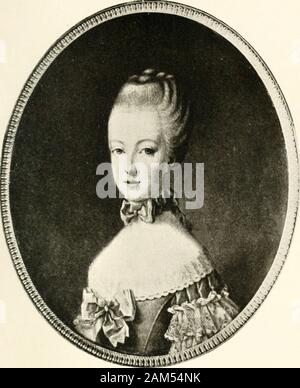 Les vicissitudes d'une dame de son dutyto 1735-1821 . s prendre la place d'une mère ; de plus, comme elle wasvery pieuse, elle est soucieuse de préserver la vertu ofher nouvelle nièce. Nous ne devons pas oublier qu'elle était la princesse aFrench et, à ce titre, elle ne voulait pas que la Dauphi-ness à sacrifier son nouveau pays à l'ancien. Il été bien wouldhave si Marie Antoinette avait tourné une deafear aux insinuations de Mercy-Argenteau, et hadnot lassés si tôt de ses tantes des conseils. Personne n'cantell dans quelle mesure Madame de Narbonne a aidé à tofurther les plans de Madame Adélaïde. Peut-être peut-être sheinspired entre eux ; Banque D'Images