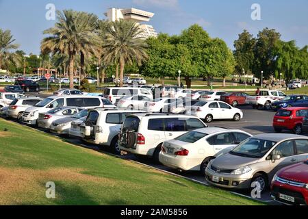 Doha, Qatar - novembre 21. 2019. Stationnement Dallah dans le parc de la rue Corniche. West Bay Banque D'Images
