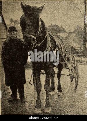 Le côté artistique de la photographie dans la théorie et la pratique . Les mauvais-proportionné figure d'un cheval dans l'illustration en bas à gauche est due à l'utilisation d'un objectif à focale courte. Le secondillustration, dans laquelle le cheval semble naturel,est due à l'utilisation d'une assez longue-focus lens. La petite photo des deux garçons avec un wastaken io pouces sur la partie de l'objectif d'un quart de la plaque, et qu'elle adhère à un angle de vue de 4 degrés. ni d Fig. 6. Angle de 40.. Banque D'Images