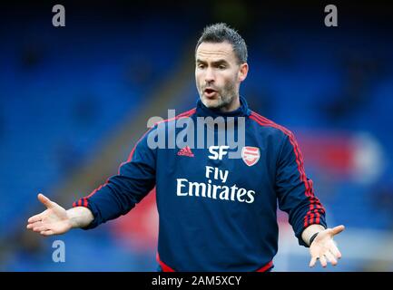 Londres, Royaume-Uni. 11Th jan 2020. Entraîneurs adjoints Steve Round d'Arsenal au cours d'English Premier League match entre Arsenal et Crystal Palace le 11 janvier 2020 à Selhurst Park Stadium, Londres, Angleterre. (Photo par AFS/Espa-Images) Credit : Cal Sport Media/Alamy Live News Crédit : Cal Sport Media/Alamy Live News Banque D'Images