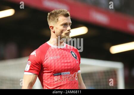 Salford, Royaume-Uni. 11Th Jan, 2020. SALFORD, ANGLETERRE - 11 janvier au cours de la Sky Bet League 2 match entre la ville de Salford et Northampton Town à Moor Lane, Salford le samedi 11 janvier 2020. (Crédit : Tim Markland | MI News) Credit : MI News & Sport /Alamy Live News Banque D'Images