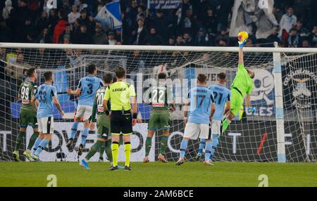 Rome, Latium, Italie. 11Th Jan, 2020. Au cours de la Serie A italienne football match SS Lazio vs SSC Napoli le 11 janvier 2020 au Stade olympique de Rome.En photo : Crédit : Fabio Sasso/ZUMA/Alamy Fil Live News Banque D'Images