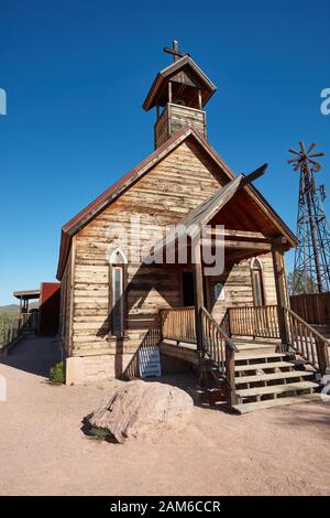 Église De Goldfield, Arizona Banque D'Images
