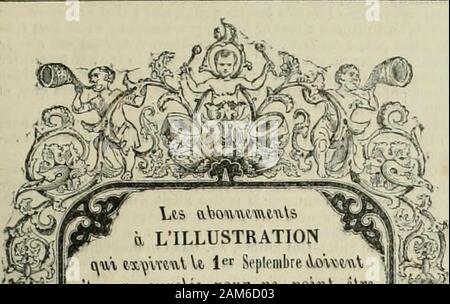 L'illustration : journal universel . nsun recueil composé et exécuté spécialemeulpour les abonnés des modes Parisiennes,journal de la lionne compagnie, paraissant53 fois dans lapnée, et publiant, en outre deses ., : magnifiques gravures de modes !, 50-pa de Meurtrisseurs robes, chapeaux, bonnets, el autres ob-jets représentés par les gravures. Prix, pour unan, 28 fr. LAlbum des différents ouvrages de dames est d&Lt ; gratis a toute personne qui sabonne pour nue année. - On peut sabonner pour tfQÏSmois 7 (IV), et, si le journal pratique, complé-ter fils année euieiit dabt par lenvoi de 21 I. pour avoir dro Banque D'Images