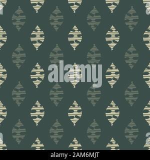 Résumé fond vectoriel continu feuilles vert. Silhouettes de feuilles de palmier motif répétitif. Nature design vert foncé pour le tissu, la literie, le papier peint Illustration de Vecteur