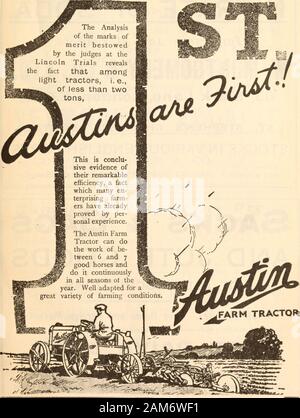 Le journal officiel du ministère de l'Agriculture. . Vi LA REVUE OP LE MINISTÈRE DE L'AGRICULTURE.-4d"er"mement". Pour les tracteurs agricoles,les moteurs de l'huile, &c. Les MEILLEURS RÉSULTATS OBTENUS À L'aide de l'huile à vaporisation ANGLOS ESPRIT TAXIBUS (dans l'argent pouvez). IV pour^otor voitures. PRATTS LA PERFECTION l'esprit (dans le vert). Rendez-vous d'huile anglo-américaine. I-limitée, 36, QUEEN ANNE'S GATE, Westminster, S.W. i. Succursales et dépôts partout. Le JOURNAL OFFICIEL DU MINISTÈRE DE L'AGniCULTUR^.-annonces. vii ESSAIS LINCOLN. L'AUSTIN MOTOR CO., LTD., NOKTHHIELD NQHAV,BIRMI. Téléphone : Kings Norton 230. Télégrammes : rapidement, N Banque D'Images