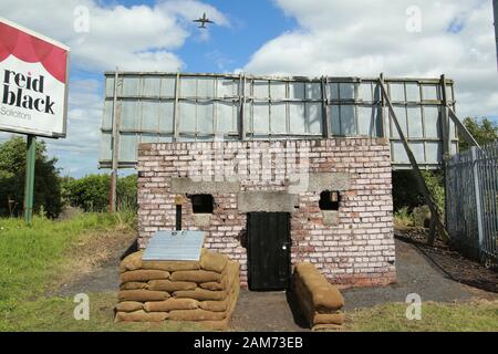 La boîte à pilules de Glentoran dans l'est de Belfast, lundi 22 juillet 2019.août 2019 marque le 70ème anniversaire du retour de Glentoran à l'Oval après plus de huit longues années d'exil. Bombardé presque en voie d'extinction lors du Belfast Blitz de 1941. (Photo de Paul McErlane) Banque D'Images