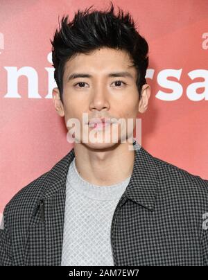 11 janvier 2020 - Pasadena, Californie - Manny Jacinto. NBCUniversal Winter Press Tour 2020 tenue au Langham Huntington Hotel. (Crédit Image : © Birdie Thompson/AdMedia via Zuma sur le fil) Banque D'Images