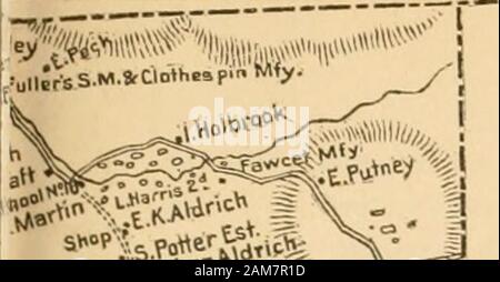 Histoire de la ville de Richmond, comté de Cheshire, New Hampshire, à partir de son premier établissement, à 1882 . 4 Banque D'Images